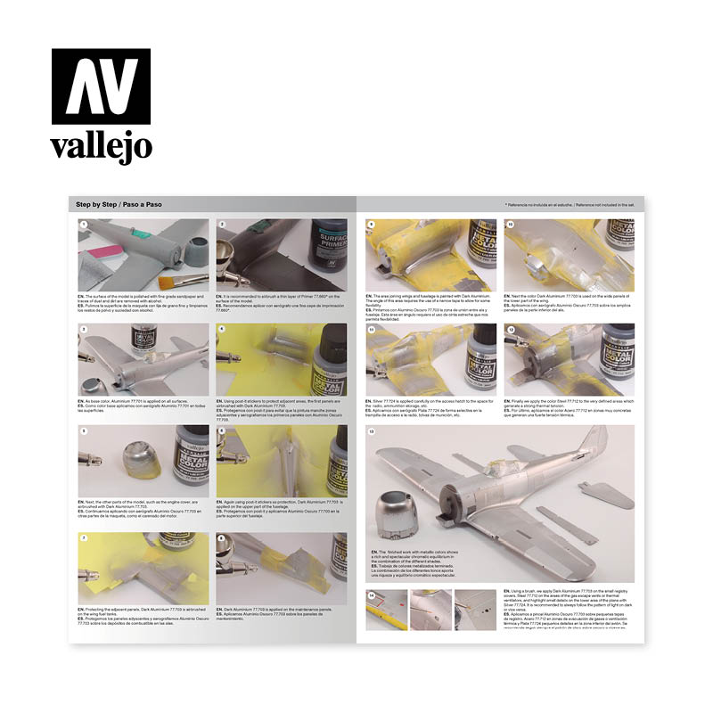 77.601 Metallic Panel  - Vallejo Metal Color Set