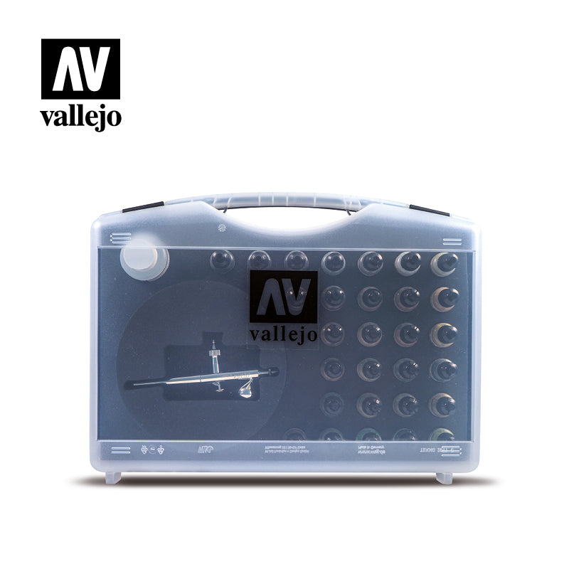 71.172 Model Air Basic Color (29) with Airbrush - Vallejo AV Color Case