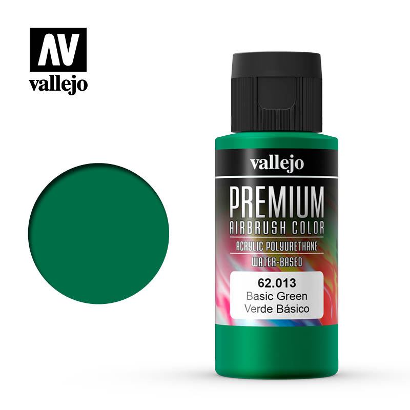 62.013 - Basic Green  - Opaque  - Premium Airbrush Color - 60 ml