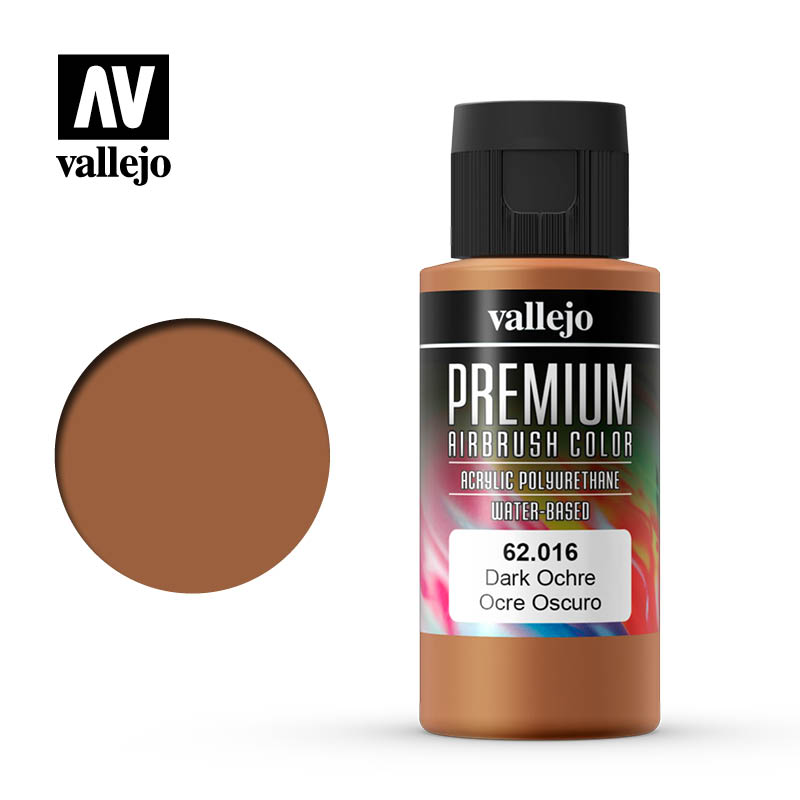 62.016 - Dark Ochre - Opaque - Premium Airbrush Color - 60 ml