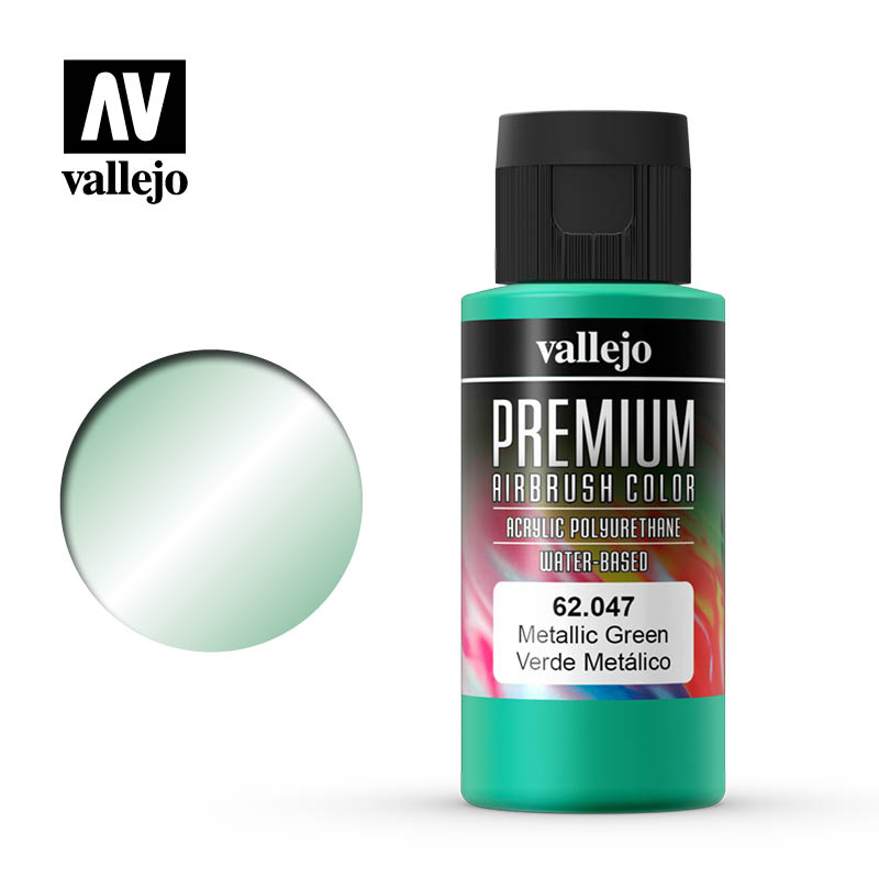 62.047 - Metallic Green - Premium Airbrush Color - 60 ml