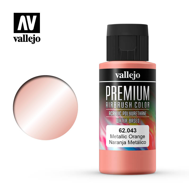 62.043 - Metallic  Orange - Premium Airbrush Color - 60 ml