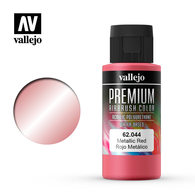 62.044 - Metallic  Red - Premium Airbrush Color - 60 ml