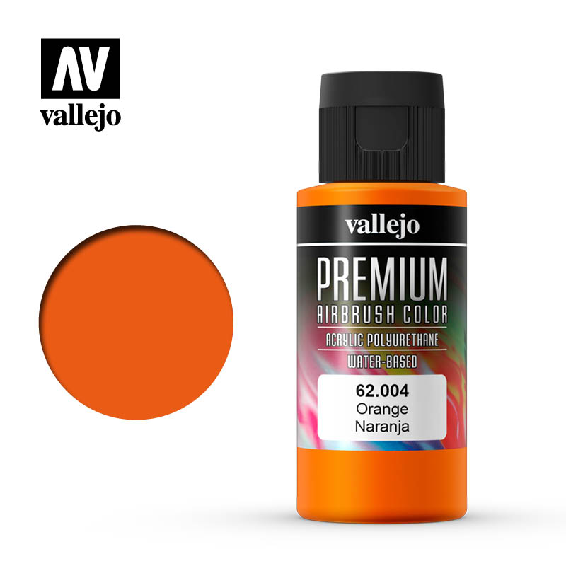 62.004 - Orange - Opaque  - Premium Airbrush Color - 60 ml