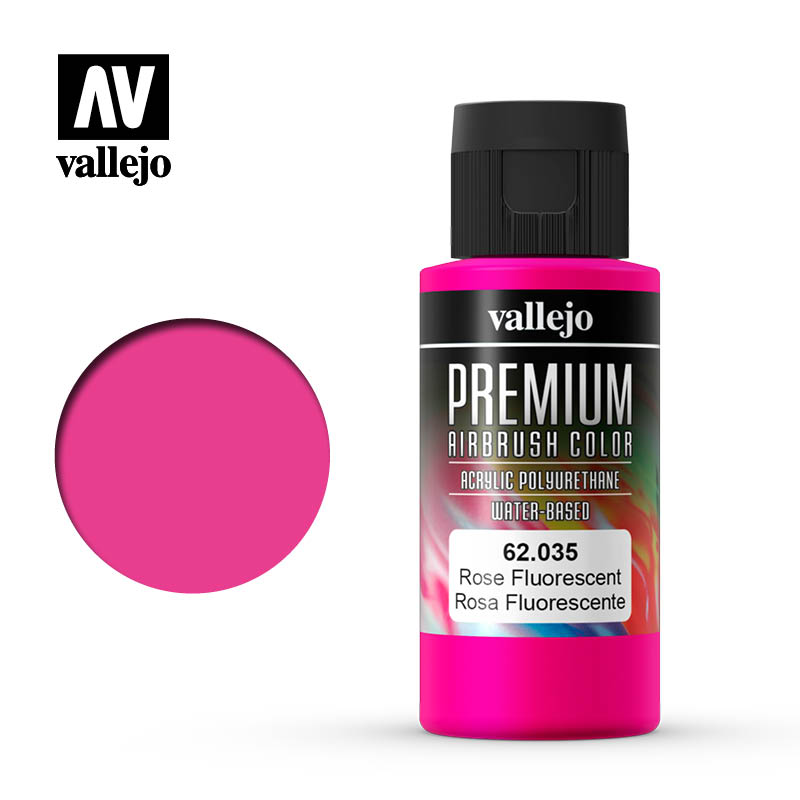 62.035 - Rose - Fluorescent - Premium Airbrush Color - 60 ml