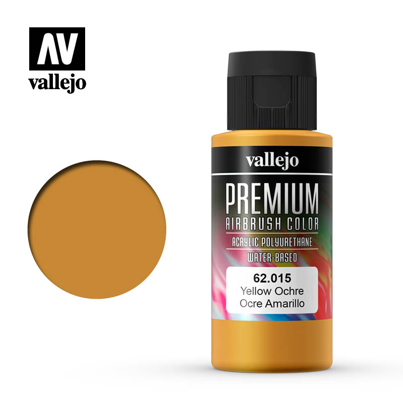 62.015 - Yellow Ochre  - Opaque  - Premium Airbrush Color - 60 ml