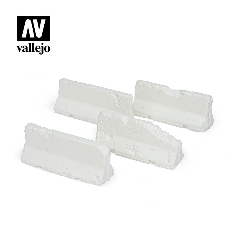 SC215 - Damaged Concrete Barriers - Vallejo Scenics