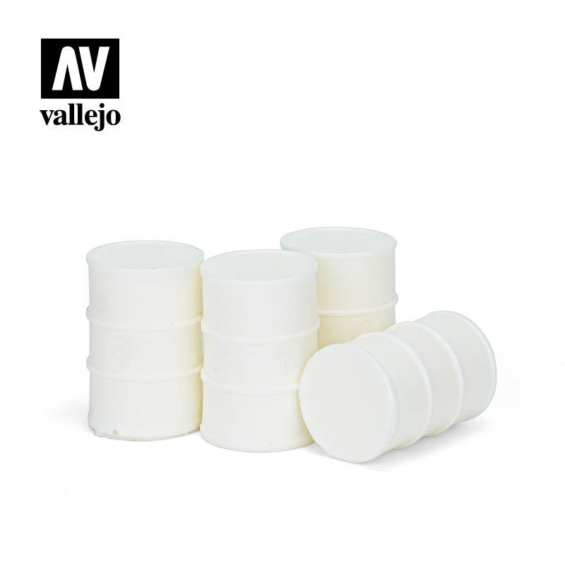 SC201 - German Fuel Drums 1 - 1/35 Scale - Vallejo Scenics