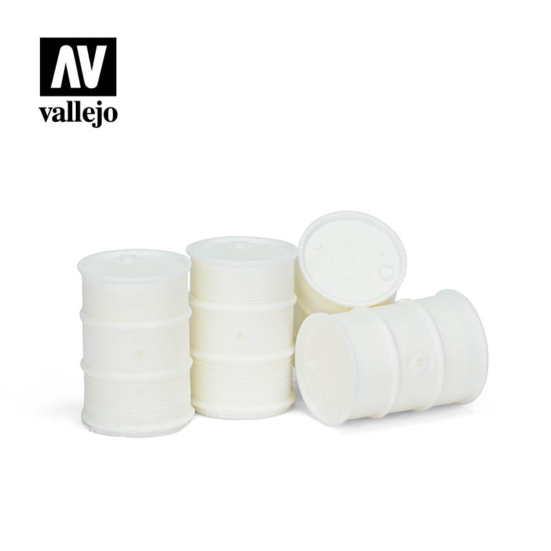 SC202 - German Fuel Drums 2 - Vallejo Scenics