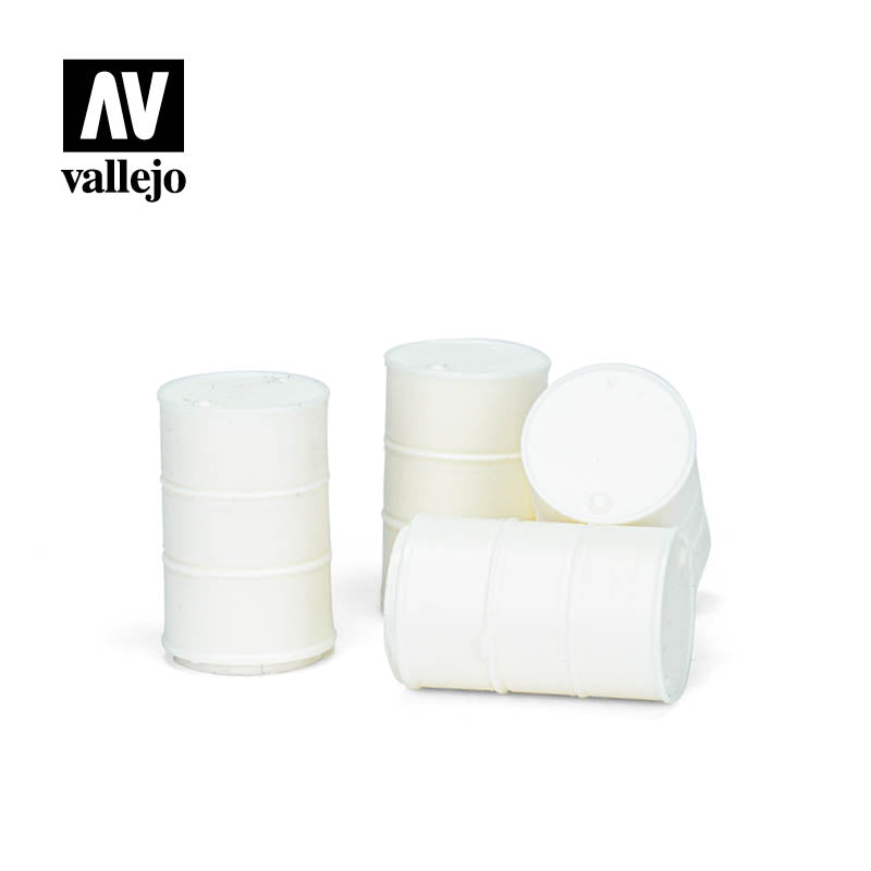 SC204 - Modern Fuel Drums 1/35 scale - Vallejo Scenics