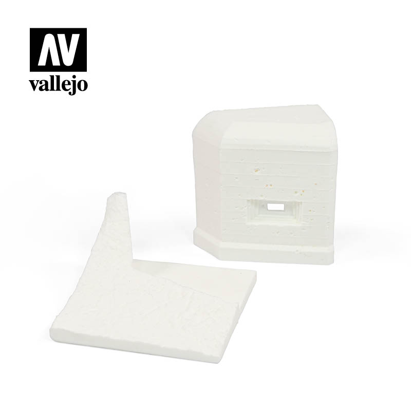 SC012 - WWII Bunker 1/35 - Vallejo Scenics