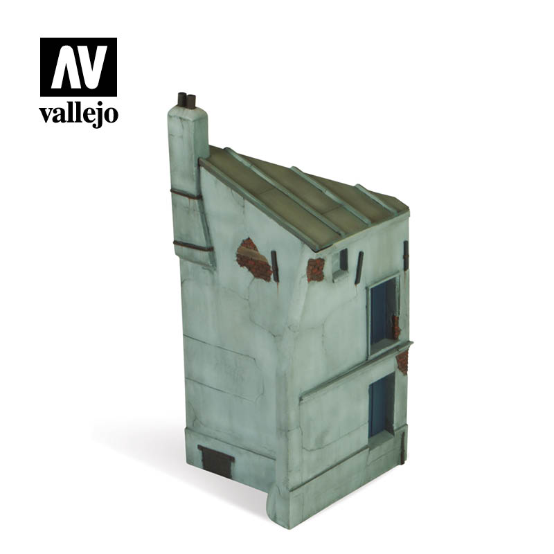 SC112 - French House Corner 25 x 11 cm (1:35)