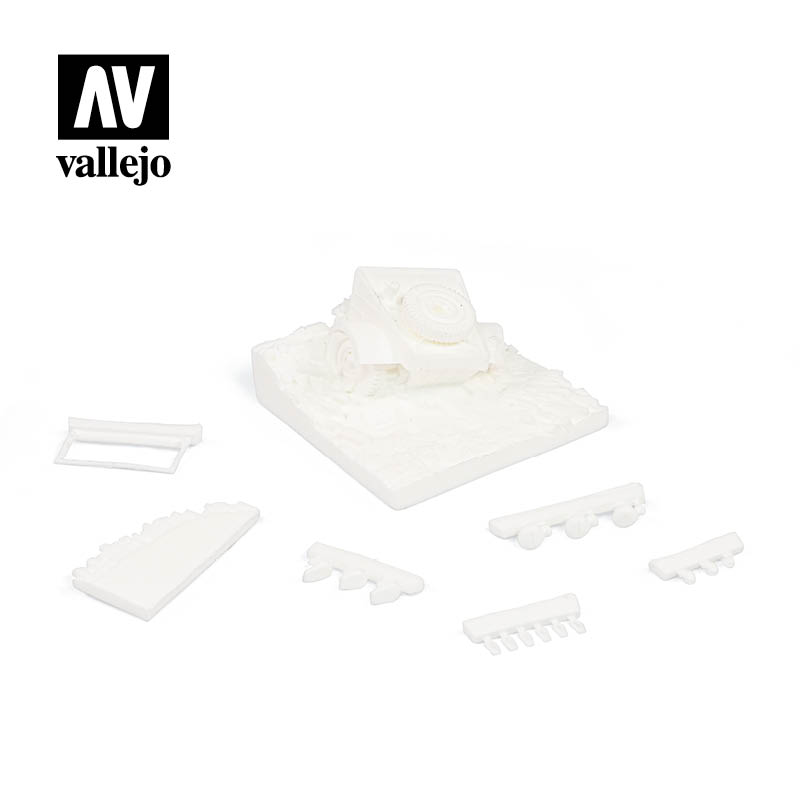 SC008 - Kubelwagen Base (Front) - Vallejo Scenics