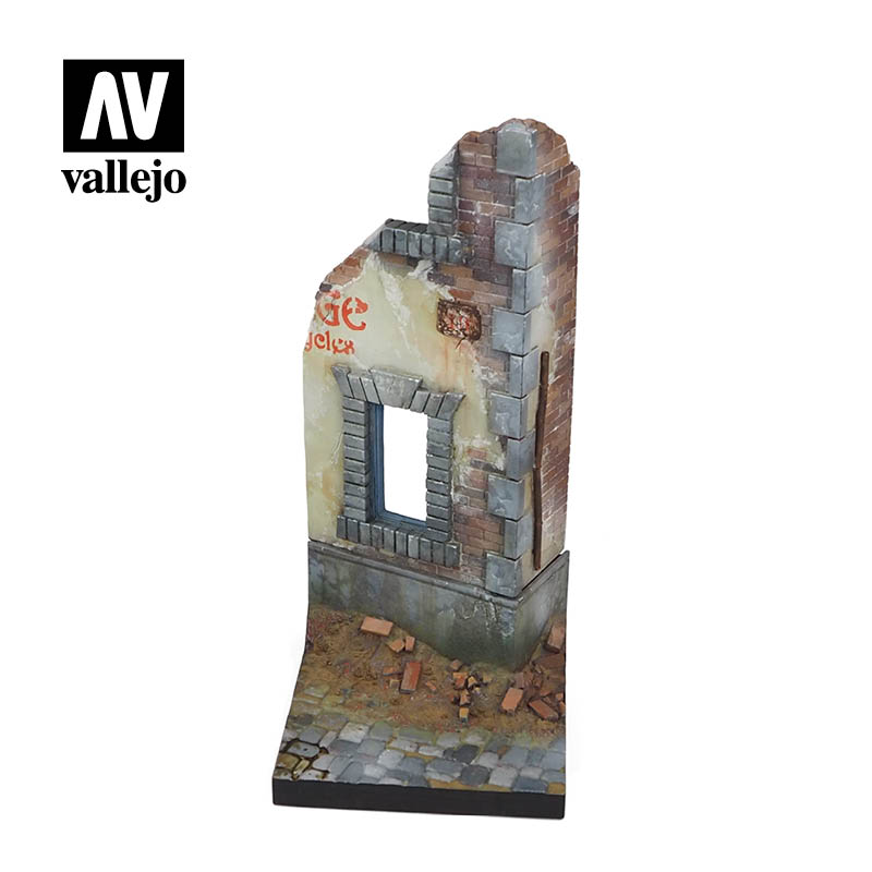 SC009 - Ruined Street Corner - Vallejo Scenics