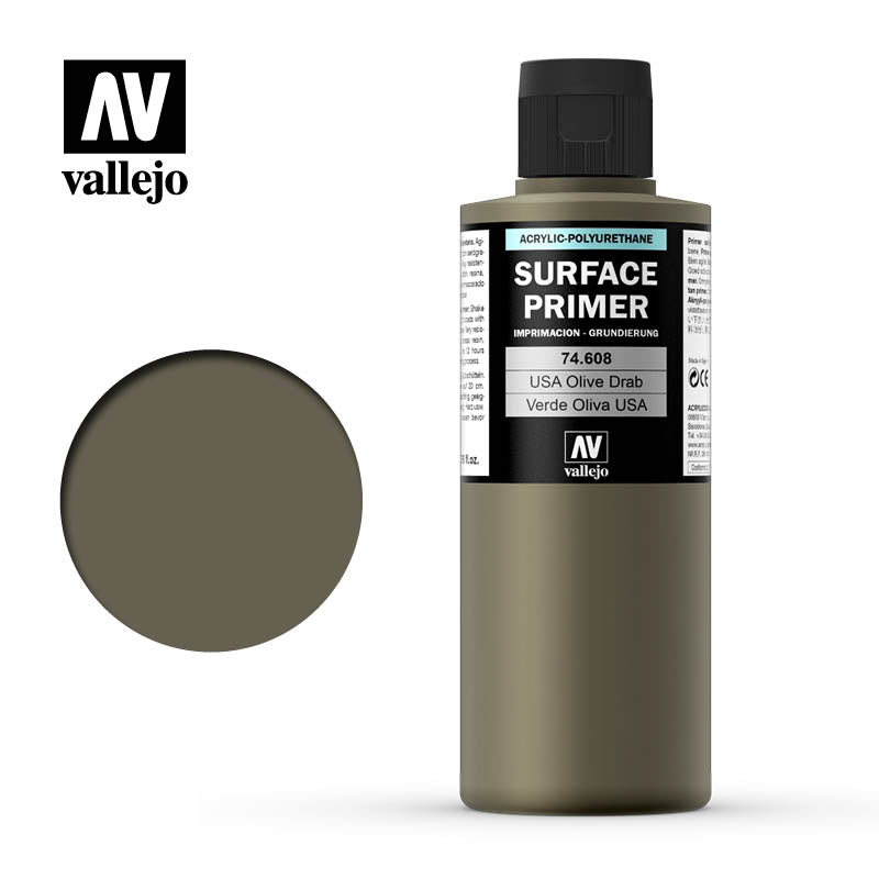 74.608 USA Olive Drab Surface Primer 200ml
