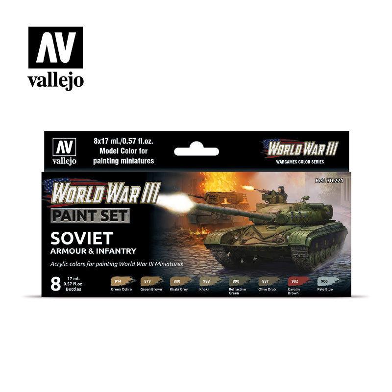 70.221 - WWIII Soviet Armour & Infantry (8)