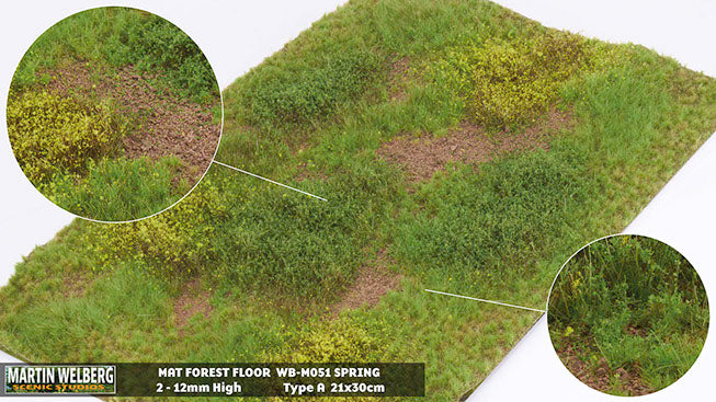 WB- M051 - Forest Floor - Forest Floor Spring A - Martin Welberg Scenic Studios