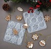 Christmas Silicone Mould - Shallow (9 shapes)