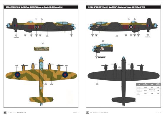 HKM01E12 - 1/32 - Avro Lancaster B MkI/ B MkIII/ Dambuster 3 in 1