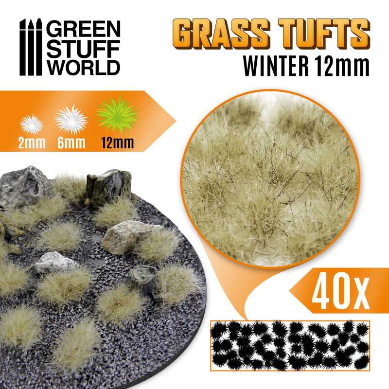 10665 - Grass TUFTS 12mm XL - WINTER