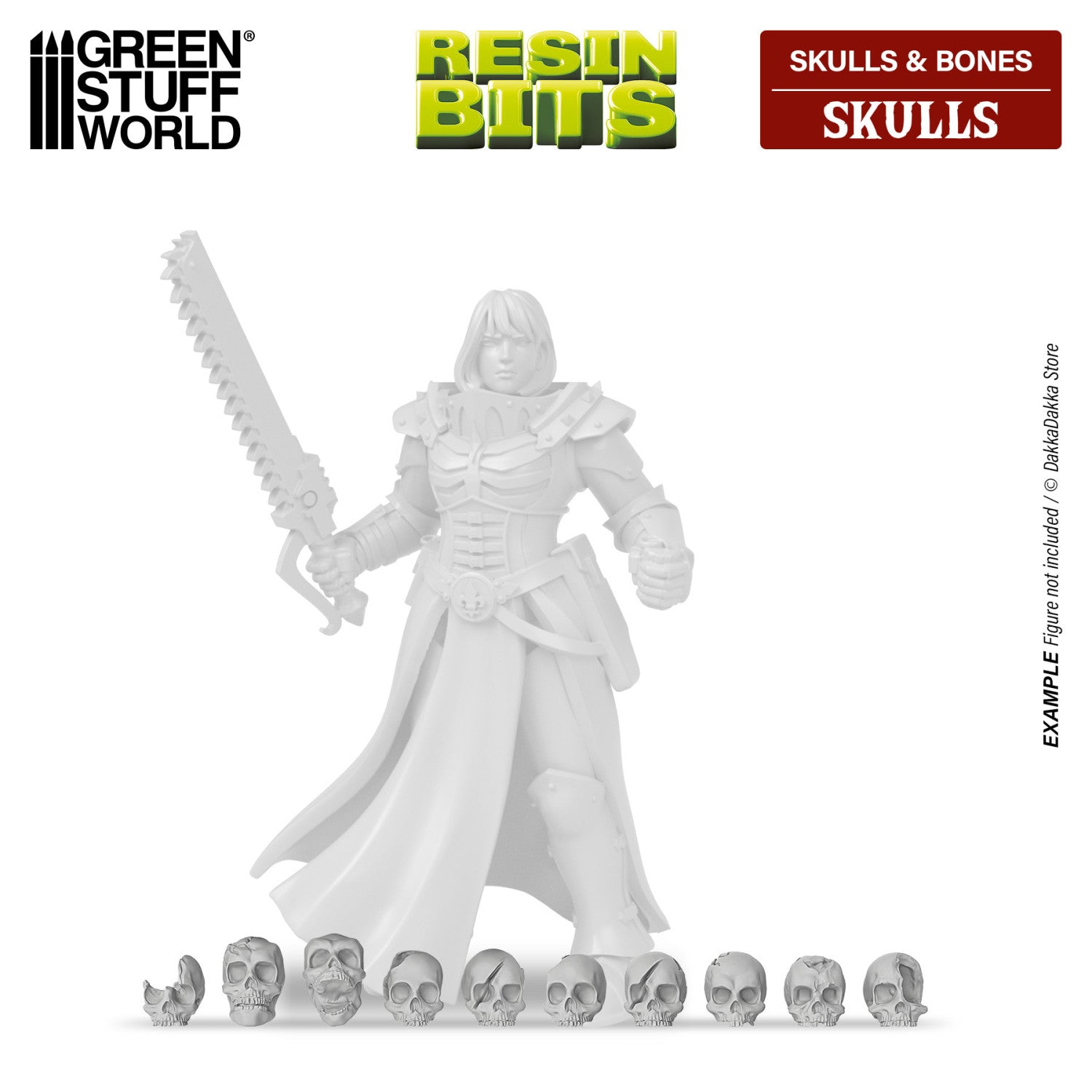 1343 - Resin Skulls 1:48-1:35 x(85)