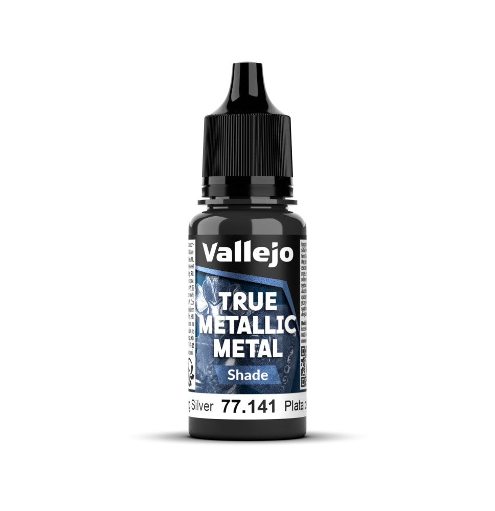 77.141 - Sterling Silver - Vallejo True Metallic Metal (18ml) - Shade
