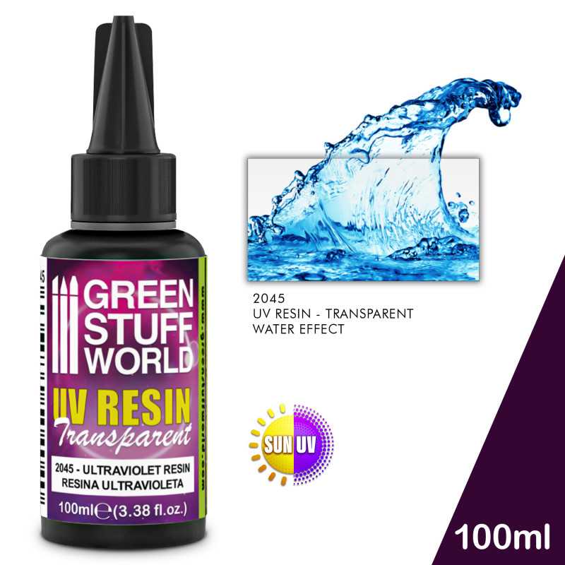 2045 - UV Resin Transparent - 100ml - Water Effect