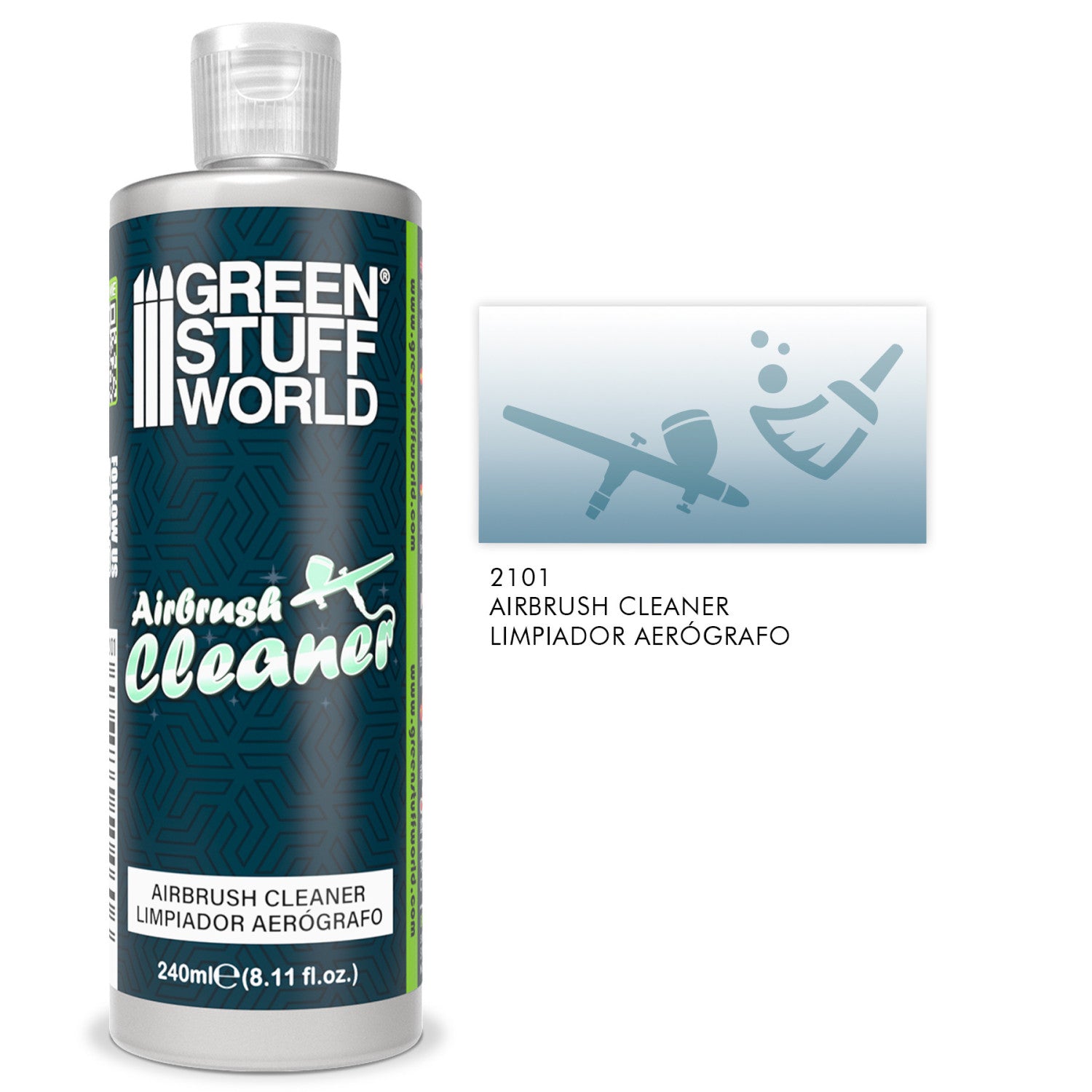 2101 - Airbrush Cleaner 240ml - Green Stuff World