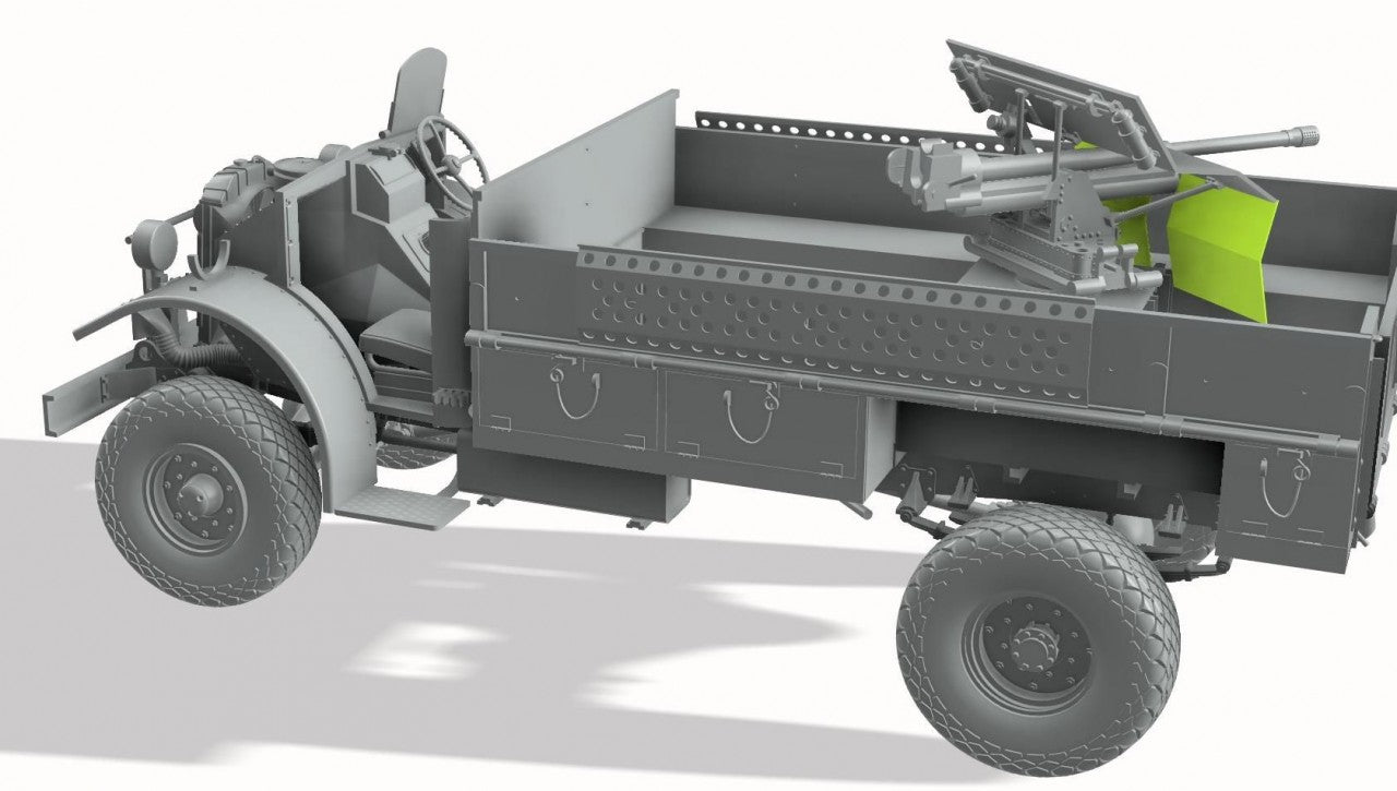 TM35312 - Thunder Models - 1/35 LRDG F30 Gun Truck Bonus Edition with action figures