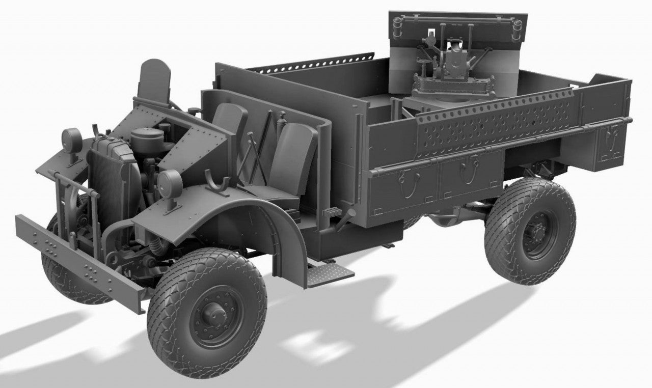 TM35312 - Thunder Models - 1/35 LRDG F30 Gun Truck Bonus Edition with action figures