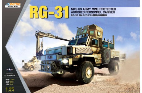 KIN61015 - 1/35 RG-31 MK5 U.S. Army Mine-Protected Armored Personnel Carrier