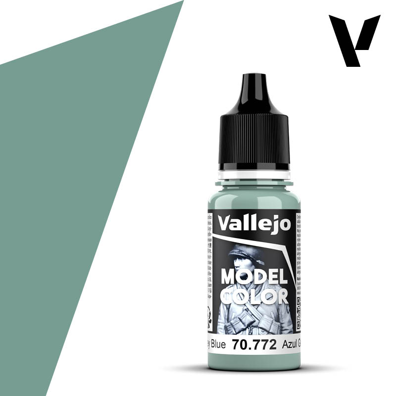 70.772 Medium Grey Blue  - Vallejo Model Color (18ml)