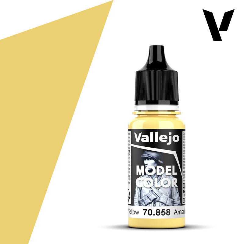 70.858 Ice Yellow (Matt) - Vallejo Model Color (18ml)