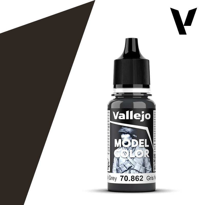 70.862 Black Grey (Matt) - Vallejo Model Color (18ml)