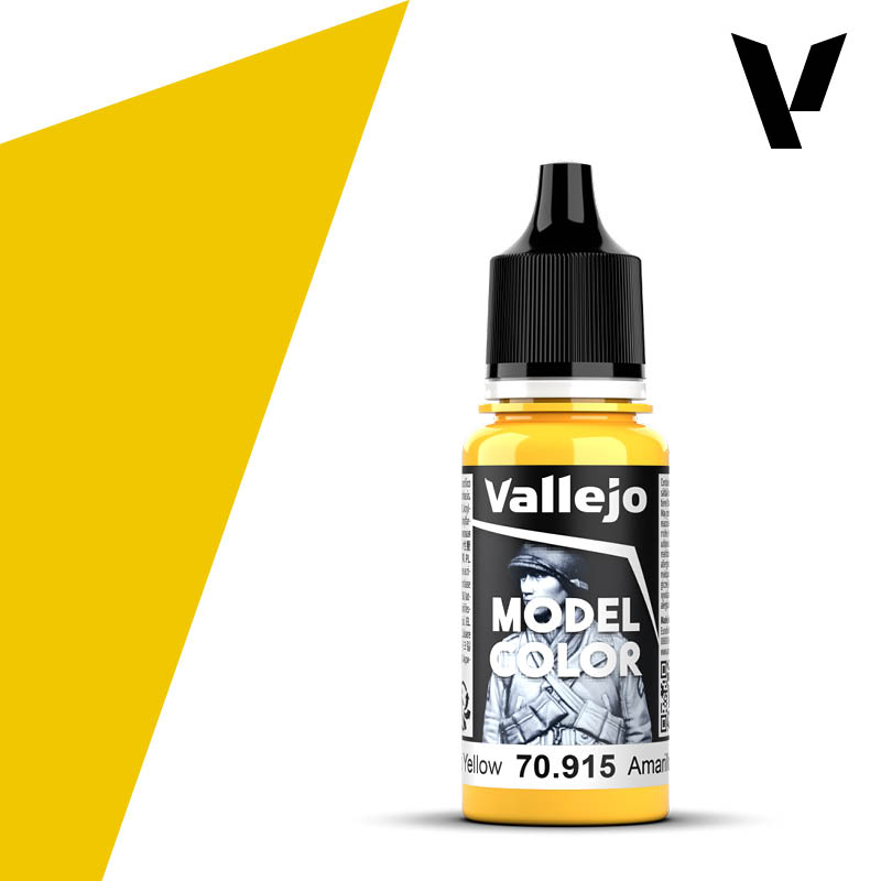 70.915 Deep Yellow (Matt) - Vallejo Model Color (18ml)