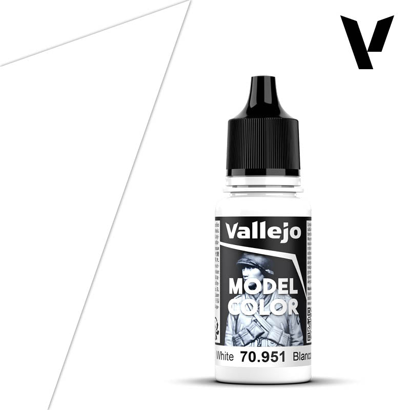 70.951 White (Matt) - Vallejo Model Color (18ml)