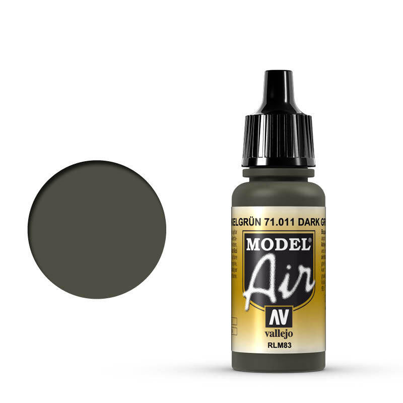 71.011 RLM83 Dark Green - Vallejo Model Air - 17ML