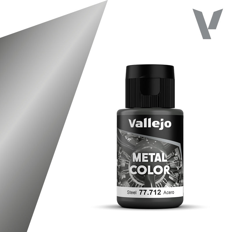 77.712 Steel  - Vallejo Metal Color