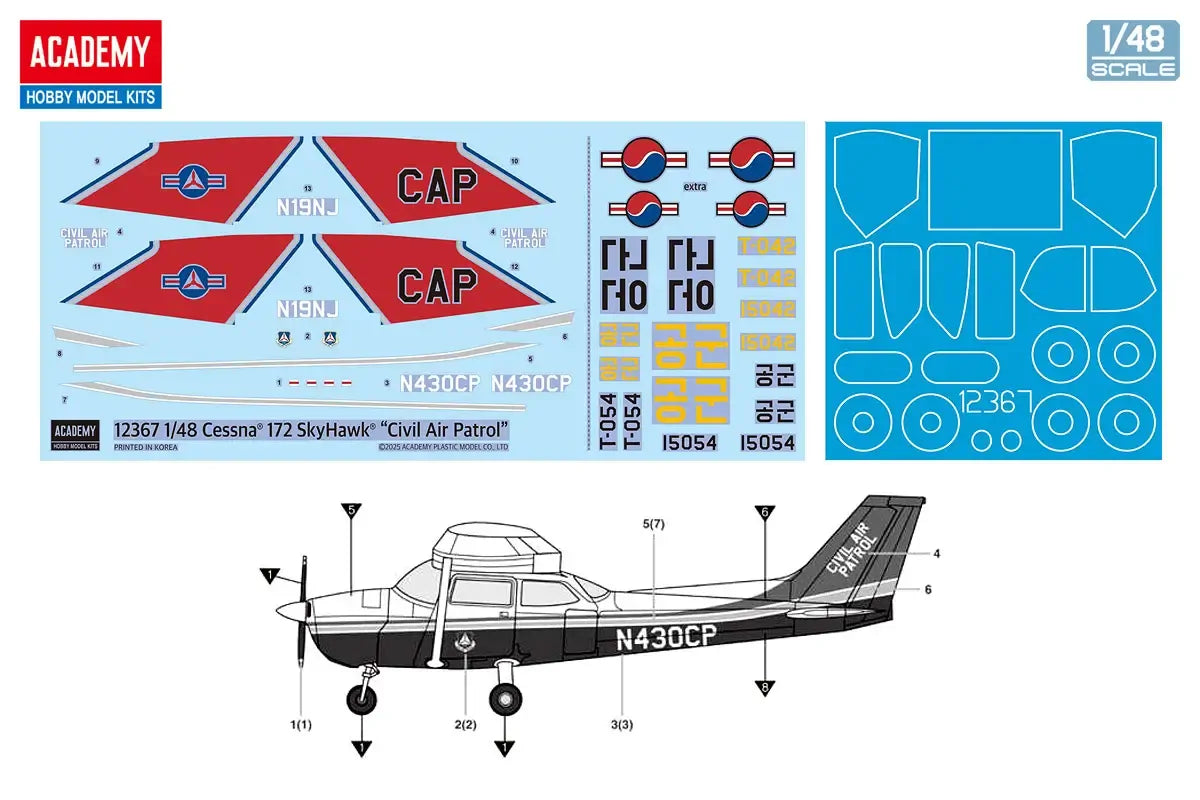 ACA12367 - Academy Cessna 1/72