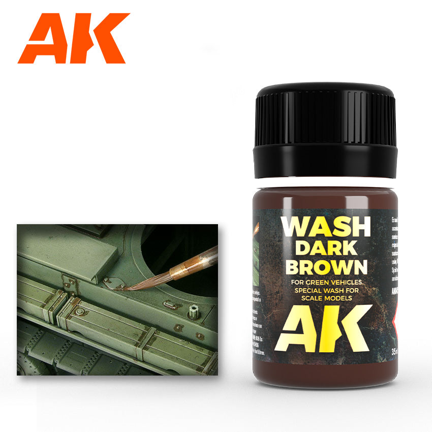 AK045 - Dark Brown Wash 35ml