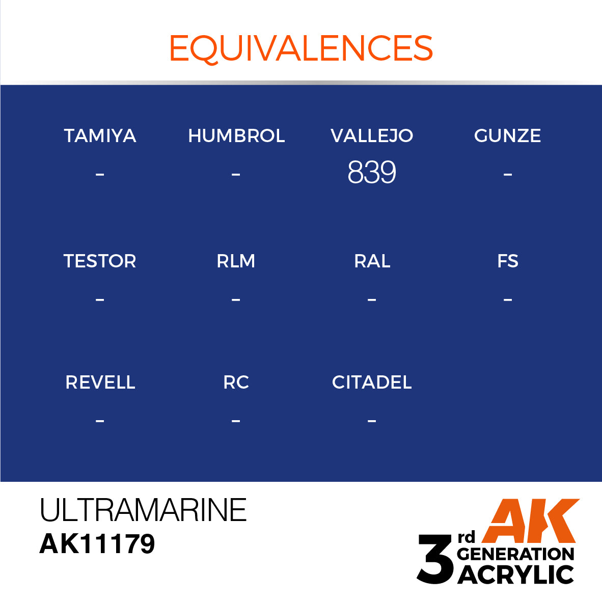 AK11179 - Ultramarine 17ml