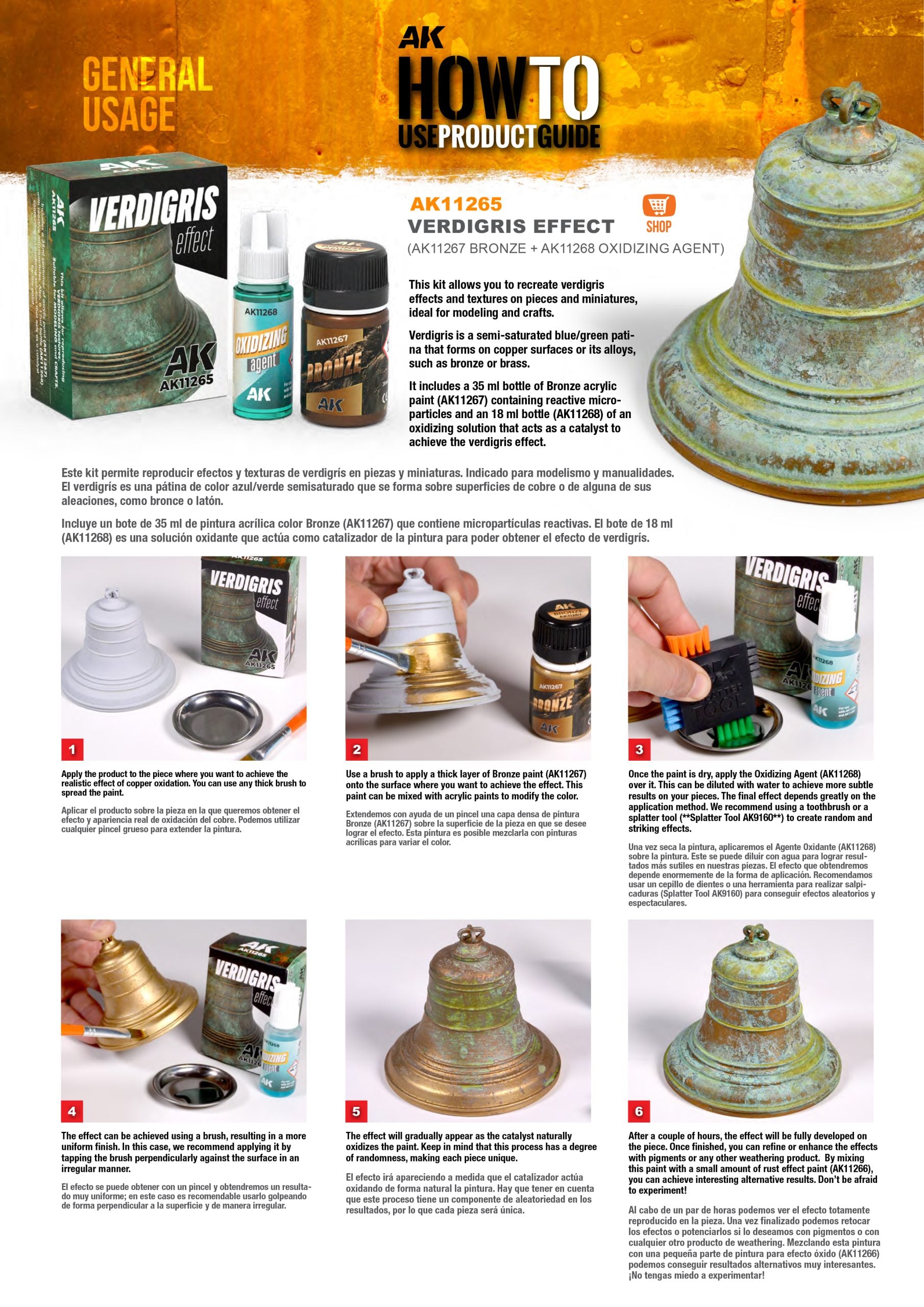 AK11267 - BRONZE EFFECT