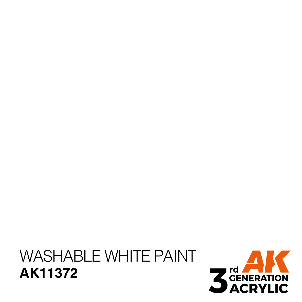 AK11372 WASHABLE WHITE PAINT – AFV