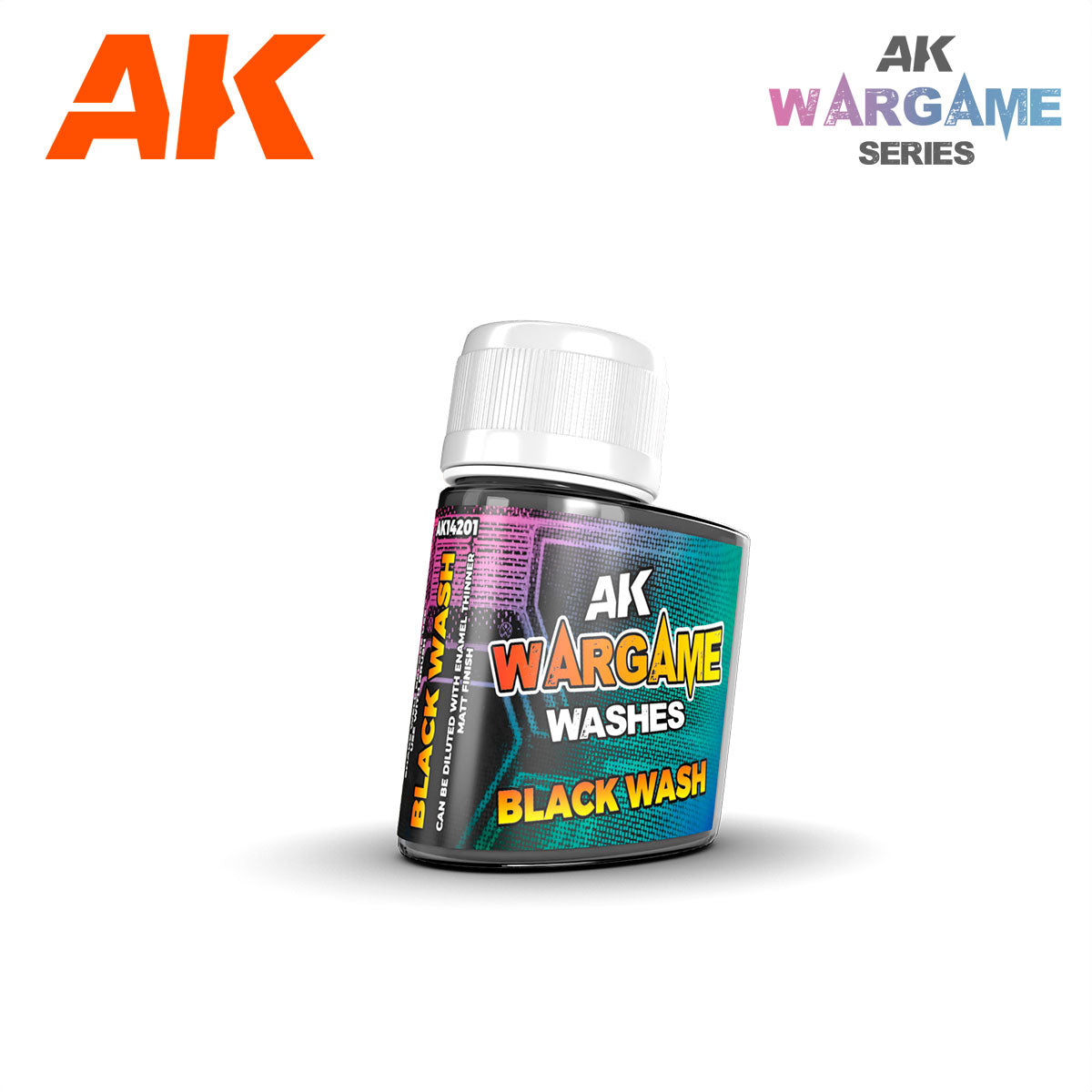 AK14201 - Black wash (35ml) - Wargame Wash