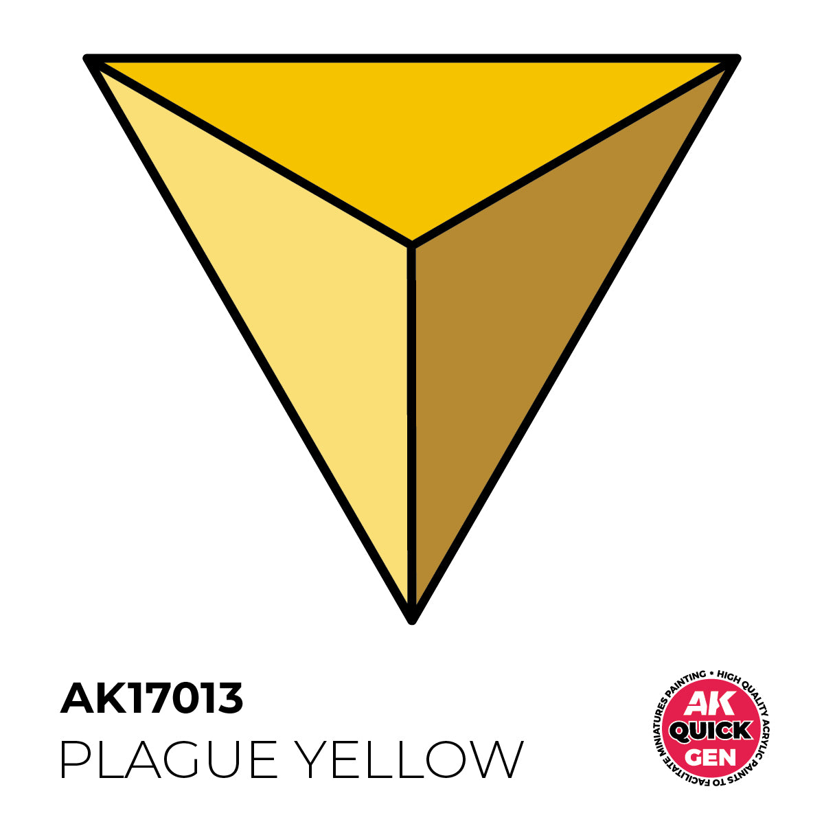 AK17013 - PLAGUE YELLOW -  18ML - QUICK GEN COLOR