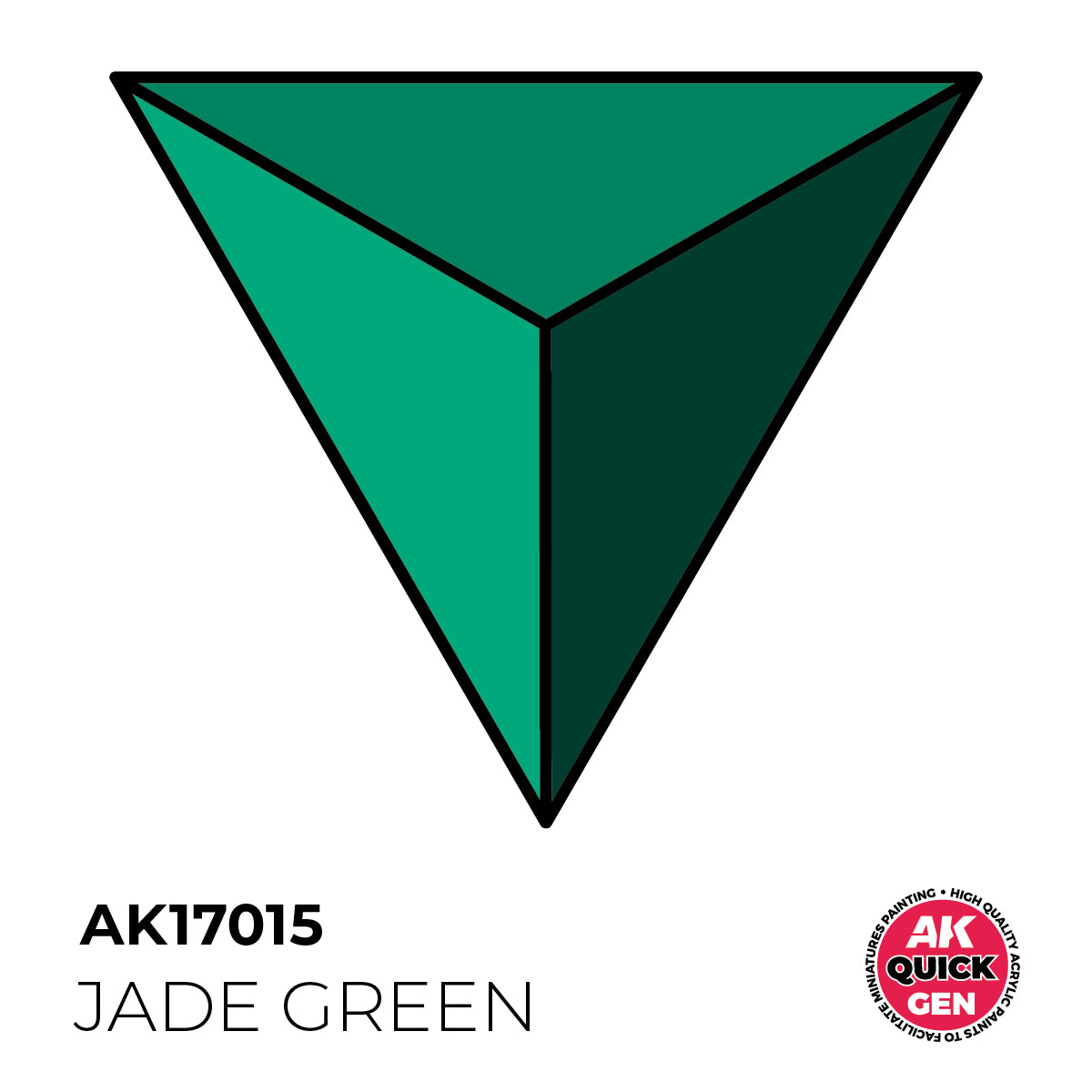 AK17015 - JADE GREEN -  18ML - QUICK GEN COLOR