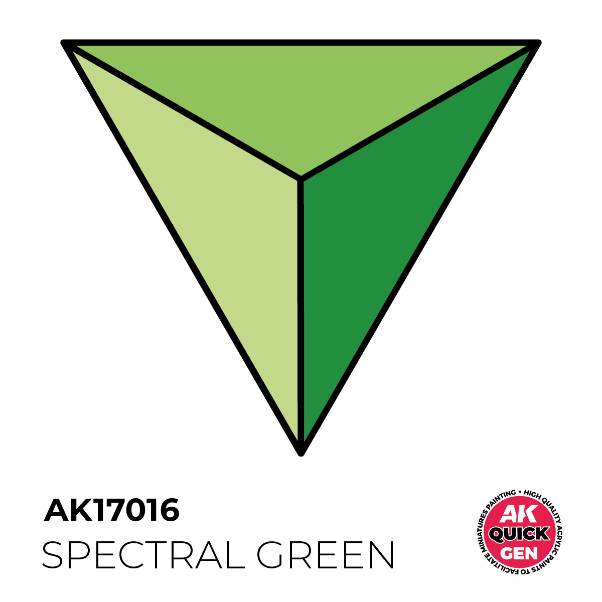 AK17016 - SPECTRAL GREEN -  18ML - QUICK GEN COLOR