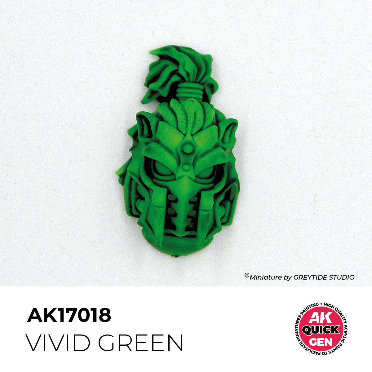 AK17018 - VIVID GREEN -  18ML - QUICK GEN COLOR