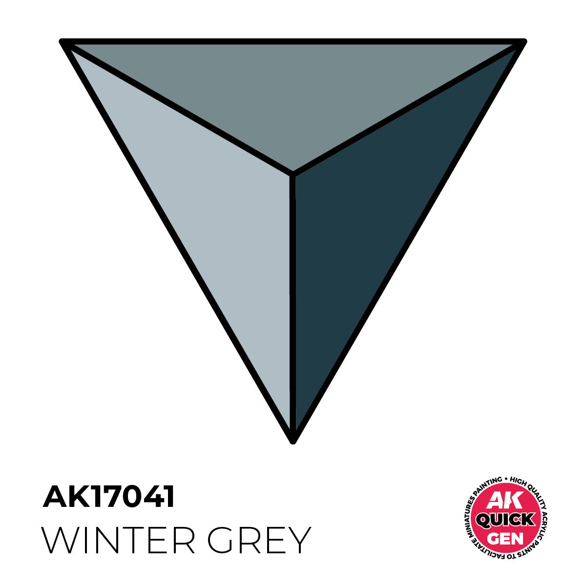 AK17041 - WINTER GREY -  18ML - QUICK GEN COLOR