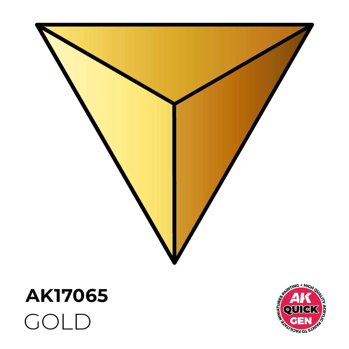AK17065 - GOLD -  18ML - QUICK GEN COLOR